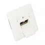 GoodConnections tinklo lizdas Cat. 6, 2xRJ45, ekranuotas, įleidžiamas, vertikalus kabelio įvadas, perlų baltumo RAL 1013 (GC-N0025)