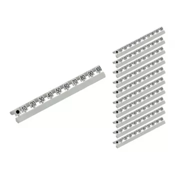 GoodConnections Skaičių žymekliai LC šviesolaidžio kabeliams, žymėjimas nuo 10 iki 254,00 cm (100) dešimtimis, 10 vienetų rinkinys, Good Connections® (GC-N0071)