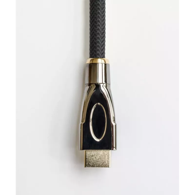 GoodConnections PYTHON Series High-Speed HDMI kabelis su Ethernet, 4K UHD 60Hz, 18Gbps, auksu padengti, nailono pynimas, 3m, juodas (GC-M0018)