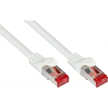GoodConnections RNS® Cat.6 S/FTP PiMF tinklo kabelis su fiksatoriumi, baltas, 25m 8060-250W