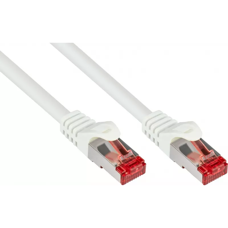 GoodConnections RNS® Cat.6 S/FTP PiMF tinklo kabelis su fiksatoriumi, baltas, 25m 8060-250W