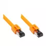 GoodConnections RNS® Cat.8.1 S/FTP Patch Cable, LSZH, 2000MHz, 40Gbit/s, Orange, 1,5m