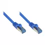 GoodConnections RNS® Patch Cable su apsauginiu gaubteliu, Cat.6A, S/FTP, PiMF, halogen-free, 500MHz, mėlyna, 2m
