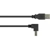GoodConnections USB 2.0 laidas A–B, kampuotas, 3 m, juodas 2510-3W