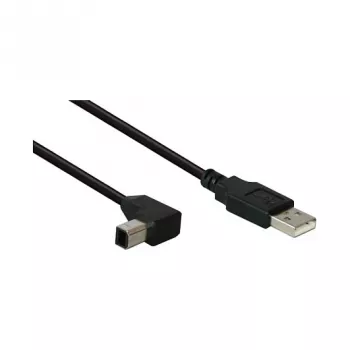 GoodConnections USB 2.0 laidas A–B, kampuotas, 3 m, juodas 2510-3W