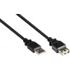 GoodConnections USB 2.0 prailginimo laidas, A kištukas į A lizdą, 0,6 m, juodas