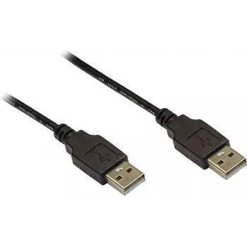 GoodConnections USB 2.0 Type-A male to Type-A male kabelis, 3m, juodas 2212-AA3S