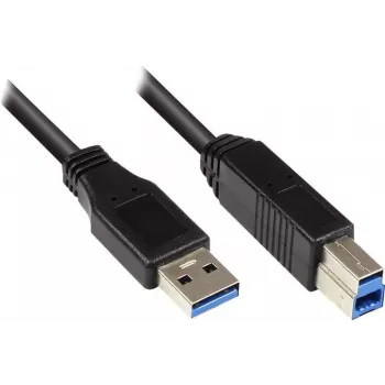 GoodConnections USB 3.0 laidas A-B juodas 5m