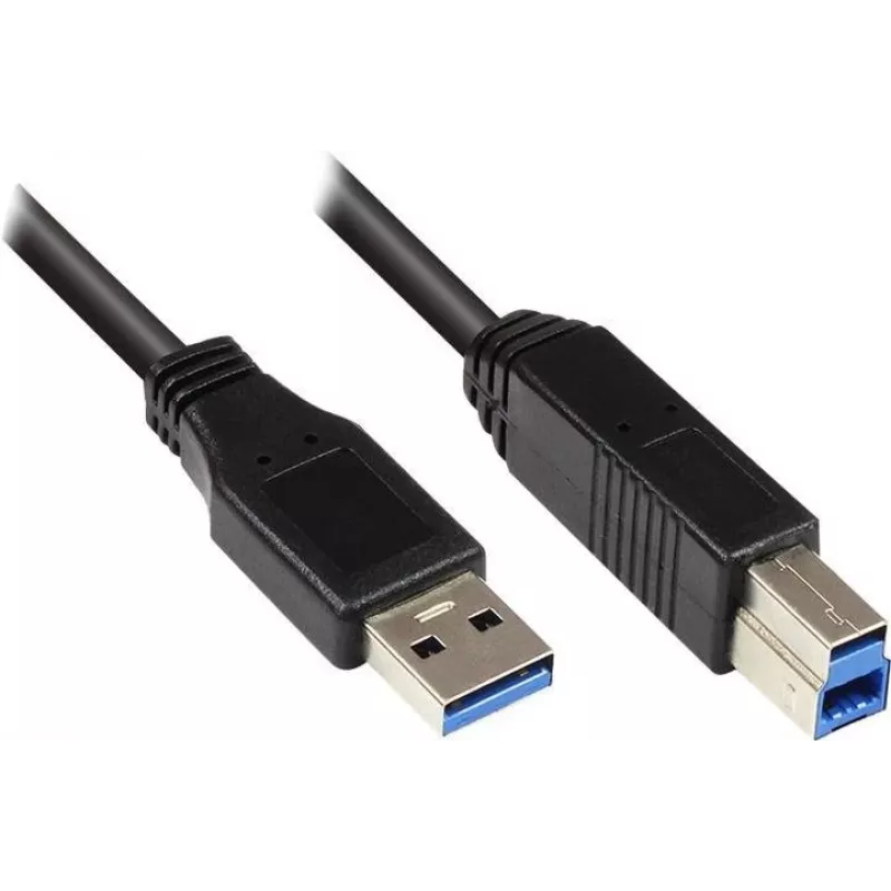 GoodConnections USB 3.0 laidas A-B juodas 5m