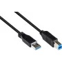 GoodConnections USB 3.0 laidas A-B juodas 5m