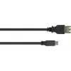 GoodConnections USB-OTG adapterio kabelis, Micro-USB Type B male į USB Type A female, USB 2.0, 0,1 m, juodas