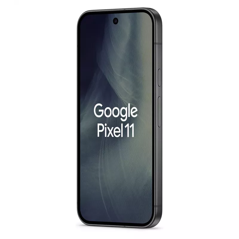 Google Pixel 11 5G išmanusis telefonas, 6.3 colio OLED 120Hz, 12GB RAM, 512GB, Obsidian, Dual SIM (UK/EU)