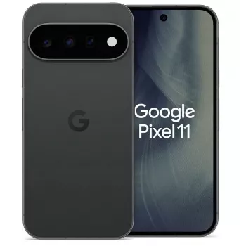 Google Pixel 11 5G išmanusis telefonas, 6.3 colio OLED 120Hz, 12GB RAM, 512GB, Obsidian, Dual SIM (UK/EU)