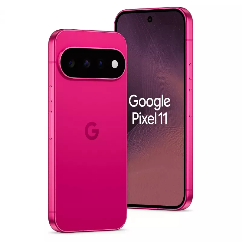 Google Pixel 11 5G išmanusis telefonas, 6,3 colio OLED 120Hz, 12GB RAM, 512GB, triguba kamera 48MP, Dual-SIM, Hibiscus