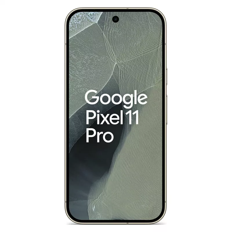 Google Pixel 11 Pro 5G išmanusis telefonas, 16GB RAM, 512GB atmintis, 6,3 colio OLED 120Hz ekranas, alyvuogių spalvos, Dual SIM, Android 16