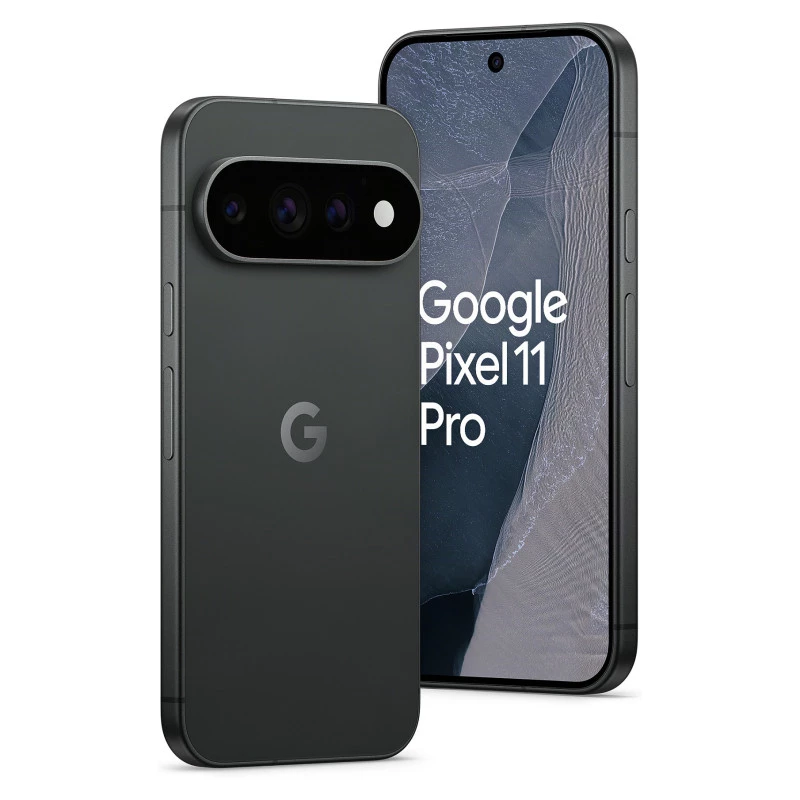 Google Pixel 11 Pro 5G išmanusis telefonas, 6,3 colio OLED 120Hz, 12GB RAM, 256GB atmintis, Dual SIM, Obsidian juodos spalvos