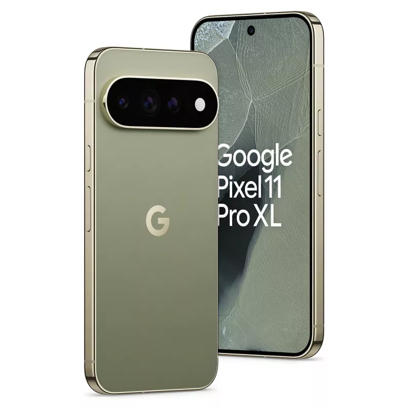 Google Pixel 11 Pro XL 5G išmanusis telefonas, 12GB RAM, 256GB, alyvuogių spalvos, Dual SIM, 6,8 colio OLED 120Hz