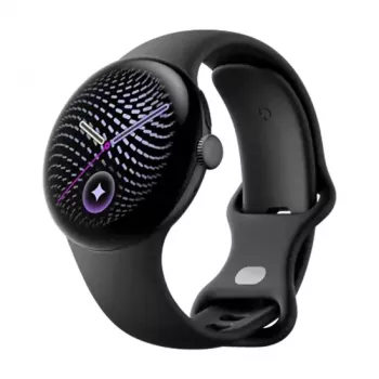 Google Pixel Watch 5 41mm BT Obsidian išmanusis laikrodis su Fitbit integracija, GPS, širdies ritmo, EKG, SpO2, 5 ATM atsparumu vandeniui, Wear OS, 32GB atmintimi