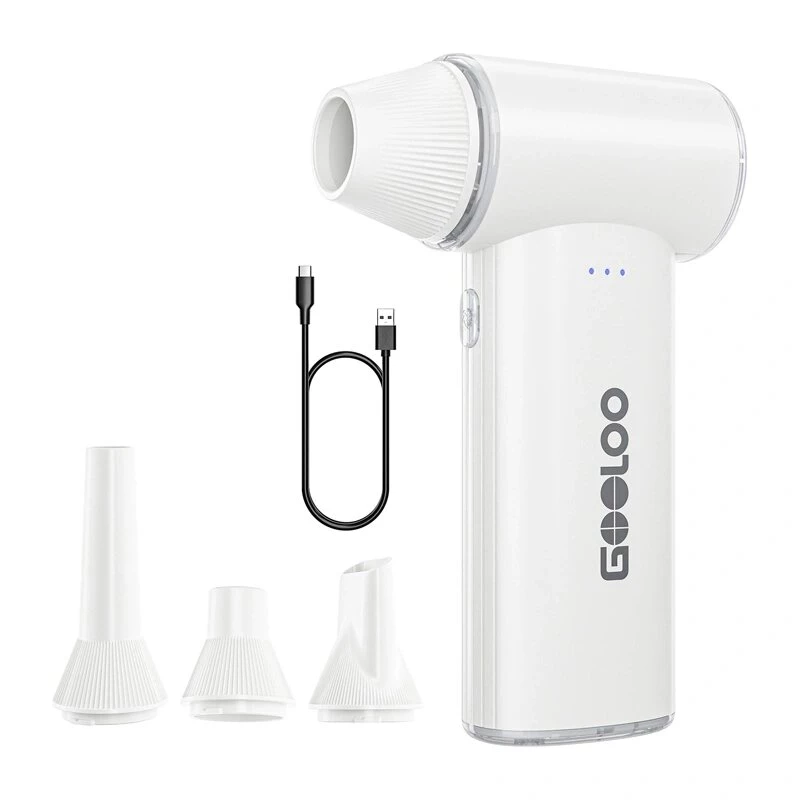 GOOLOO F3 Electric Blower - 130 000 aps./min., 7500 mAh, USB-C, baltas | ITwork.lt