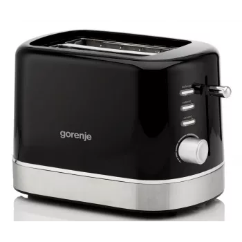 Gorenje T800DB Skrudintuvas 2 riekėms, 800 W, 7 skrudinimo lygiai, juodas