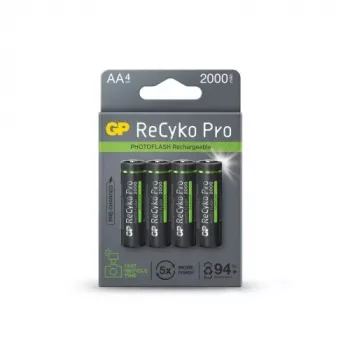 GP Battery (AA) Įkraunamos ReCyko+ Pro Fast Flash, NiMH, 4 Blister, 2000mAh