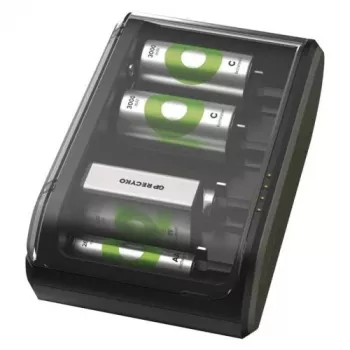 GP Įkroviklis B361 su 4 kanalais, 2600 mAh, 2,8V, Juodas EU