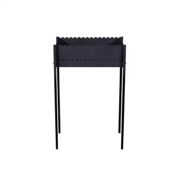 GR-016 anglinis grilis 440x270x760 mm, 2 mm plieno, juodas