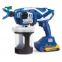 Graco Ultramax Cordless Airless Handheld Paint Sprayer Kit su 2x DeWalt 2.0Ah baterijomis, įkrovikliu ir įrankių krepšiu