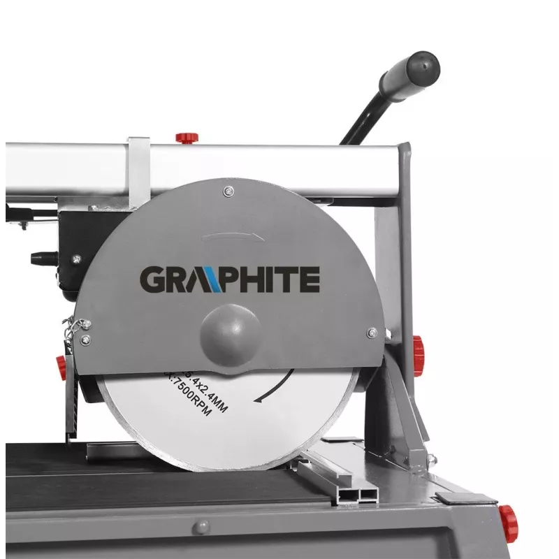 Graphite 59G892 elektrinis plytelių pjaustytuvas 1500W, 250mm diskas, 1200mm pjovimo ilgis, stalas 1230x460mm