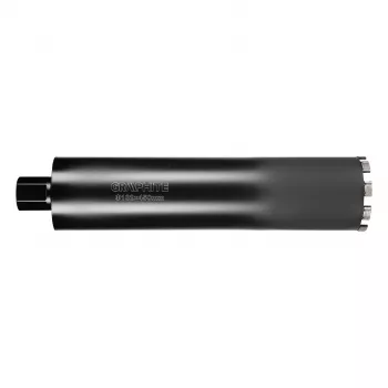 GRAPHITE Deimantinis gręžtuvas su 58G540 gręžimo stovu 102 mm x 450 mm, 9 segmentai, M22 sriegis