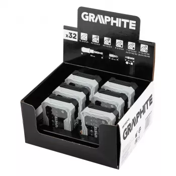 GRAPHITE Display Box 6 x 56T557 32 dalių bitų rinkinys su magnetiniu laikikliu