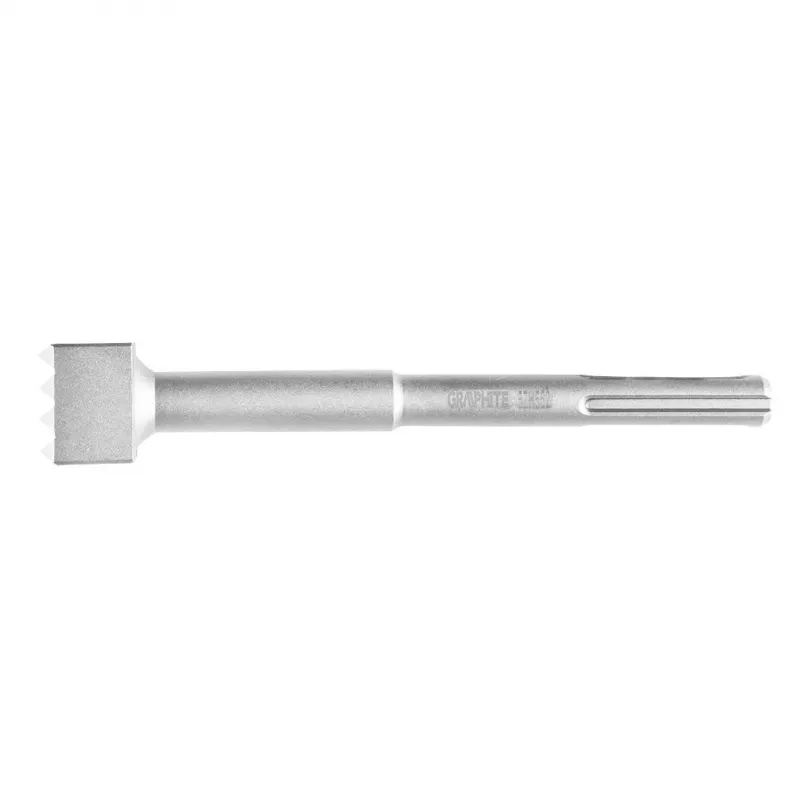 GRAPHITE SDS Max Bush Hammer Bit 40 x 40 mm, 16 volframo karbido antgaliai