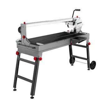 GRAPHITE Plytelių pjovimo staklės 1200 W, 250 mm deimantinis diskas, 920 mm pjovimo ilgis, vandens aušinimas, lazerinis kreiptuvas