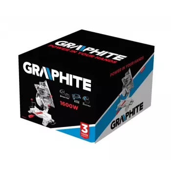 GRAPHITE universalus pjūklas 1600W, 254 mm diskas, 30 mm anga