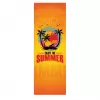 GRB GreenBlue GB183 Classic Beech Deck Chair su 'Enjoy The Summer' raštu