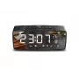 GRB Greenblue GB200 Bluetooth radijo laikrodis su FM, temperatūros, drėgmės, žadintuvu, snaudimo funkcija, LED ekranu, juoda/pilka