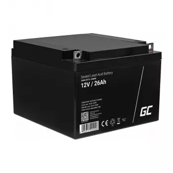 Green Cell AGM35 12V 26Ah AGM VRLA neprižiūrima baterija