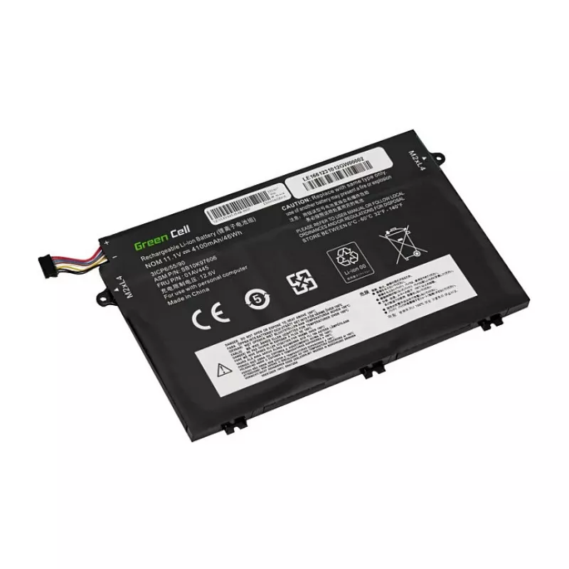 Green Cell baterija L17C3P51 L17L3P51 L17M3P51 L17M3P52, skirta Lenovo ThinkPad E480 E485 E490 E495 E580 E585 E590 E595 - 11,1V 4400mAh