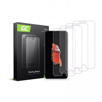 Green Cell GC Clarity Grūdinto stiklo ekrano apsauga, skirta Apple iPhone 6 Plus / 6S Plus / 7 Plus / 8 Plus (0,3 mm, 9H, permatoma)