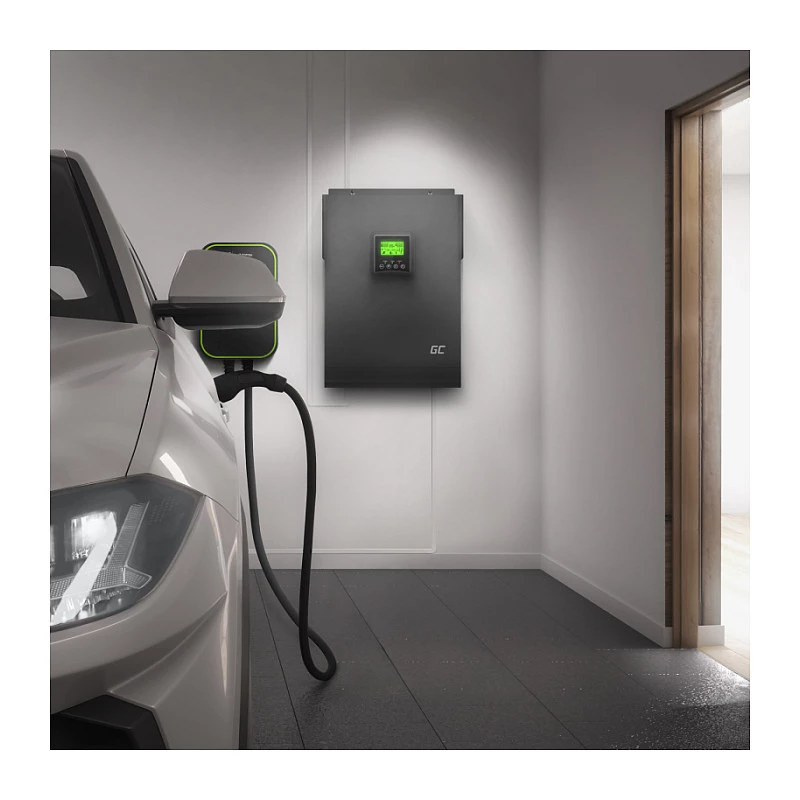 Green Cell Off-Grid Solar Inverter 3000W 48V Pure Sine Wave su MPPT įkrovikliu