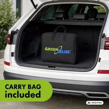 GreenBlue GB1100 nešiojamas elektromobilio įkroviklis Type 2 11 kW 3 fazės 16 A 6,8 m kabelis IP65