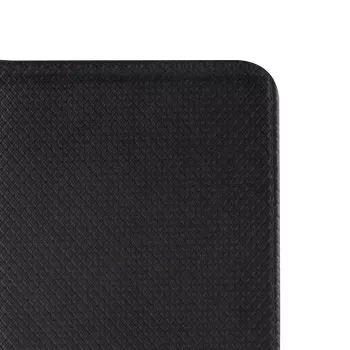 GreenGo Samsung Galaxy Xcover 3 Smart Magnet dėklas su atverčiamu dangteliu, juodas