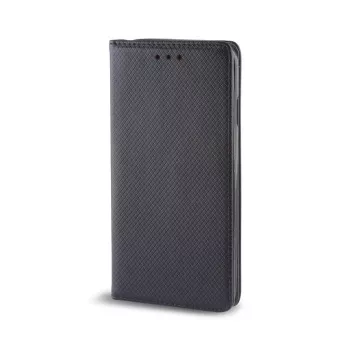 GreenGo Samsung Galaxy Xcover 3 Smart Magnet dėklas su atverčiamu dangteliu, juodas