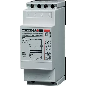 Grothe 14101 durų skambučio transformatorius 12 V/AC 1,5 A