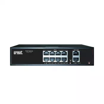 Grothe SWI 3000/402 EDGE-S 10 prievadų Gigabit PoE+ valdomas komutatorius, 8x PoE+ 130W, 2x SFP