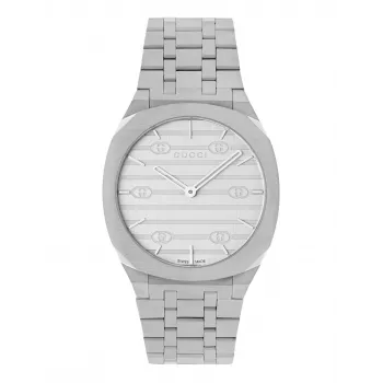 Gucci 25H moteriškas laikrodis YA163402 34mm nerūdijantis plienas