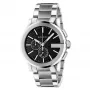 Gucci G-Chrono vyrų laikrodžio YA101204 44mm nerūdijantis plienas juodas ciferblatas chronografas data