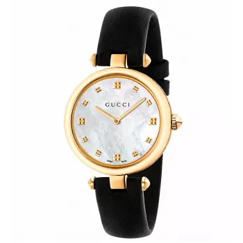GUCCI G-Frame Women's Quartz Watch YA141404 32mm Stainless Steel Mesh