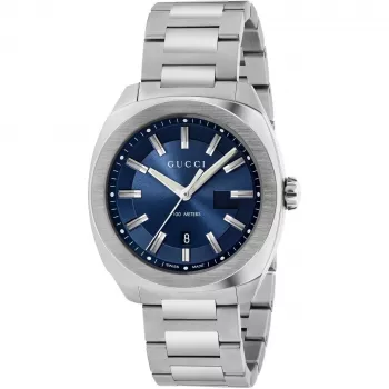 Gucci G-Timeless Vyriškas Laikrodis YA142303 41mm Nerūdijantis Plienas Juodas Ciferblatas