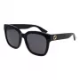 GUCCI GG0034SN-001 Moteriški kvadratiniai akiniai nuo saulės 54/20/140 mm juodas acetatas pilki nailoniniai lęšiai UV400